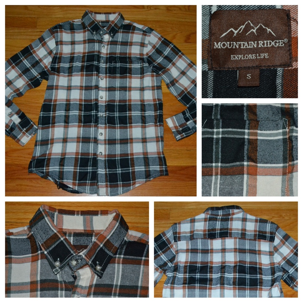 Men’s Mountain Ridge button-down, size S